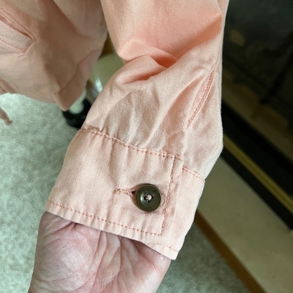 Maurices Linen Blend Salmon Jacket Sz. 3X (Maurice’s 3) - Picture 5 of 13